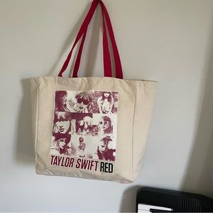 Taylor Swift official merch tote bag from the Red tour